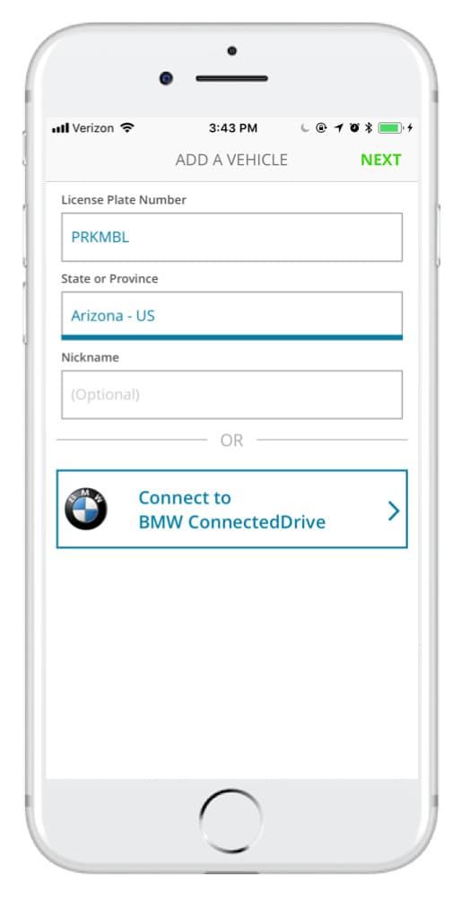 Add Vehicles to Your Account